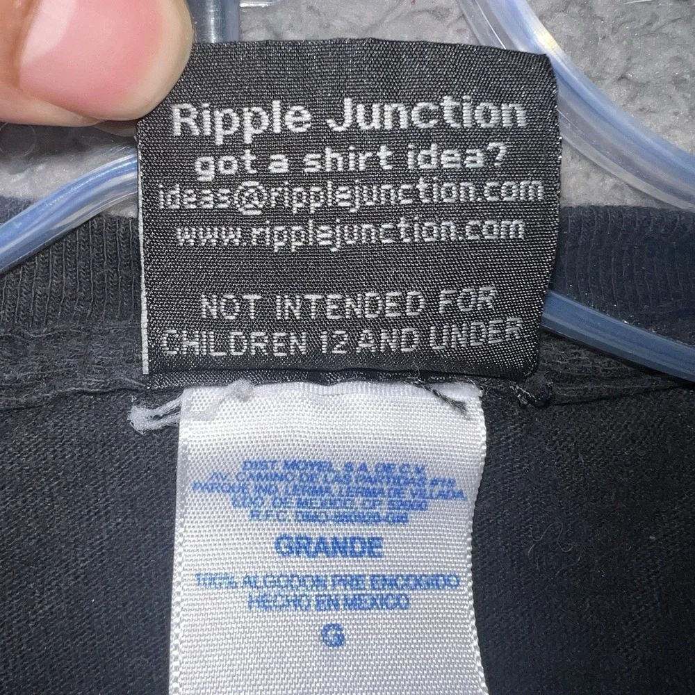 VTG Bobby's World T Shirt Men's Sz L Black That's How I Roll Ripple Junction Tee